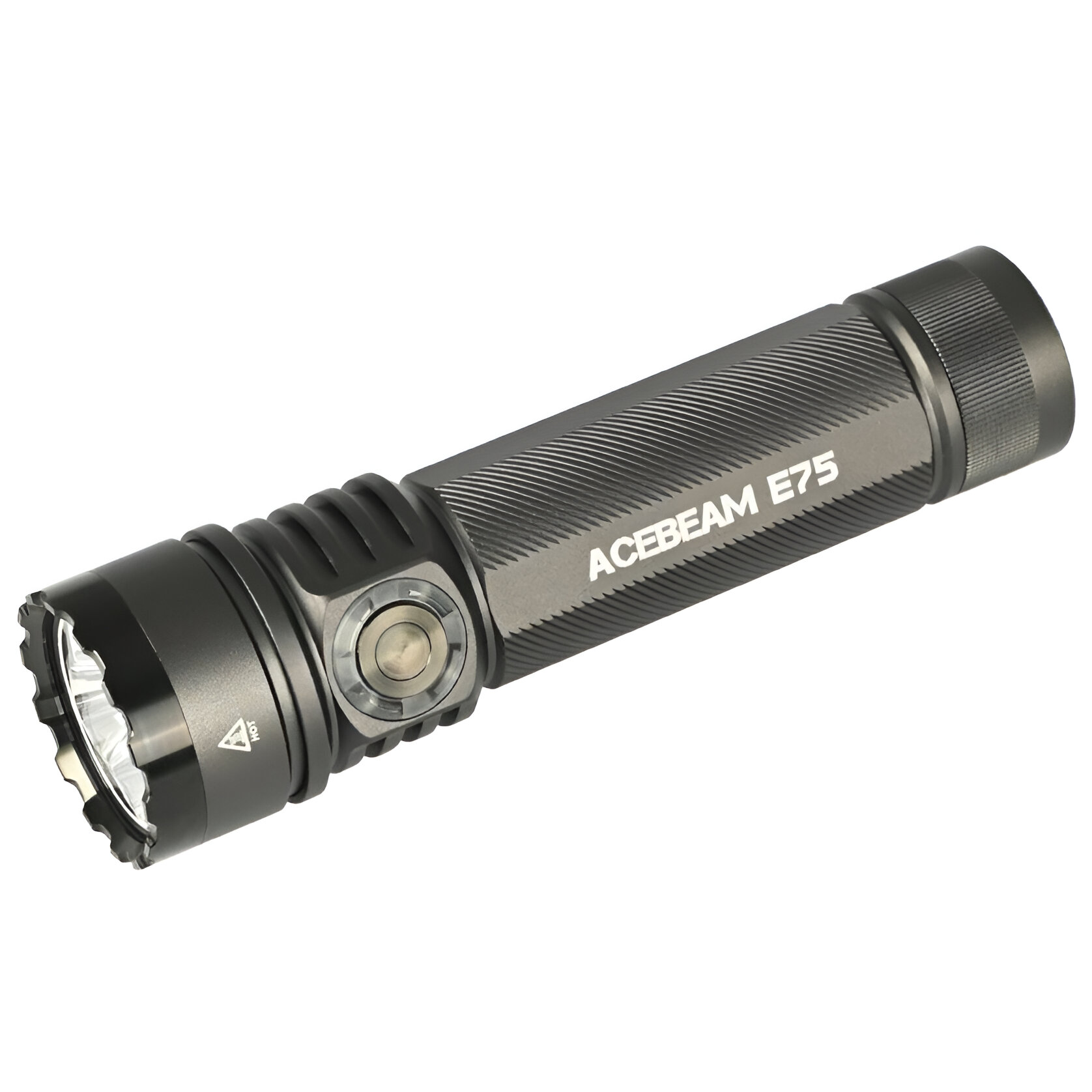 AceBeam E75, 4500 lm, grey - Taktická LED baterka, sivá