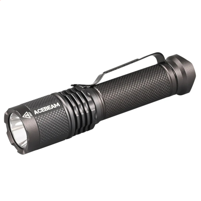 AceBeam TAC AA, 1000 lm, grey - Taktická baterka, šedá