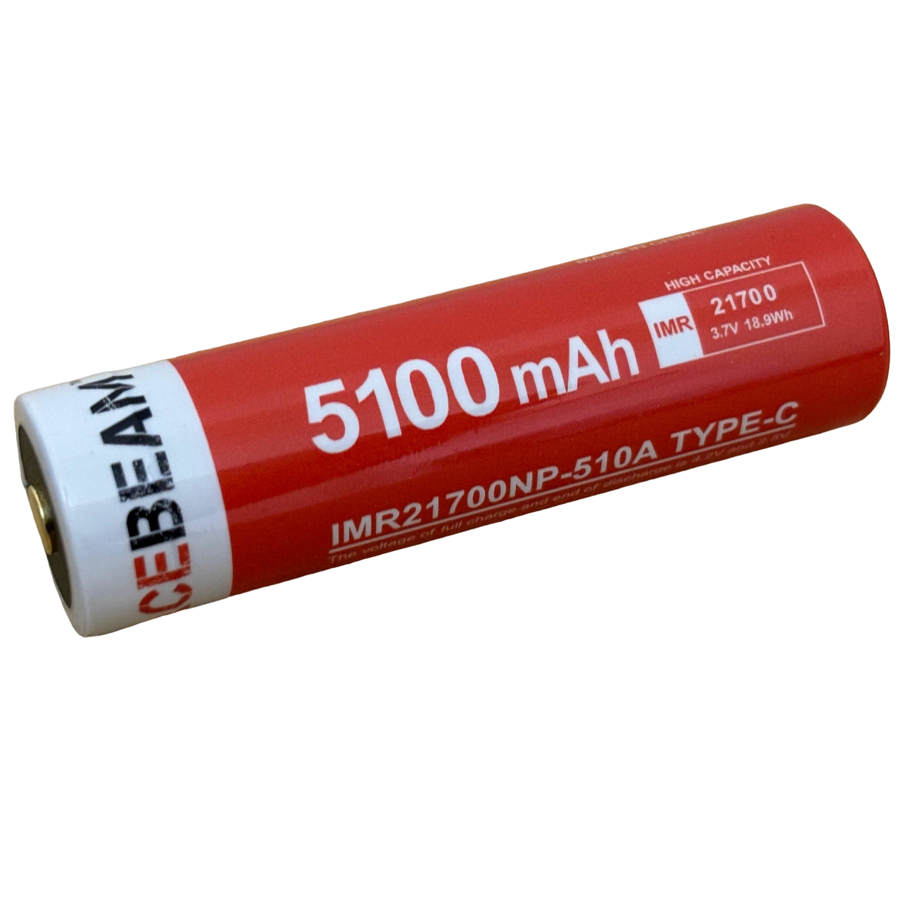 AceBeam Batéria 21700 USB-C, 5100 mAh, 3,7V