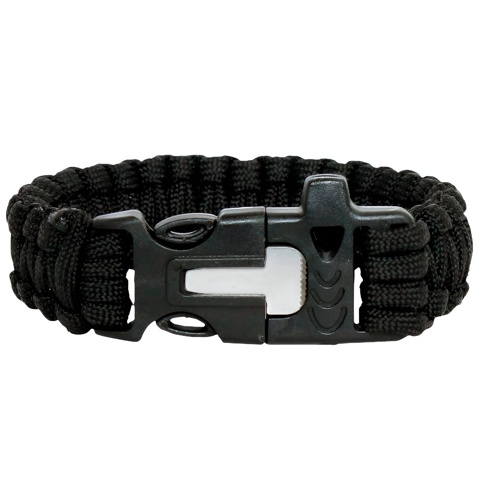 JKR Survival paracord náramok, čierny